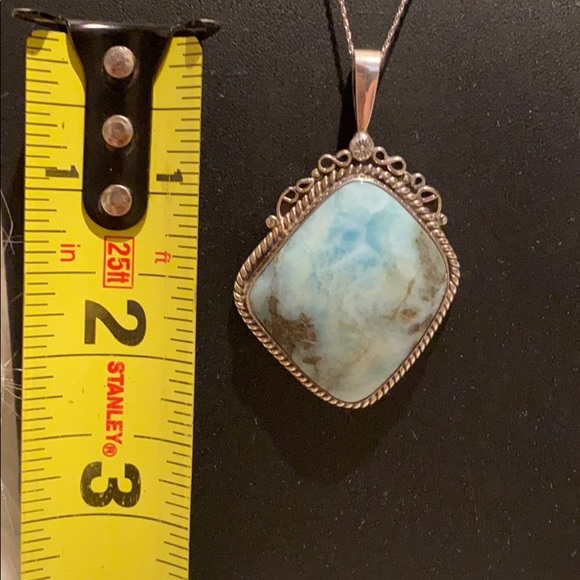 💙Gorgeous Larimar Pendant 💙 - Picture 12 of 13